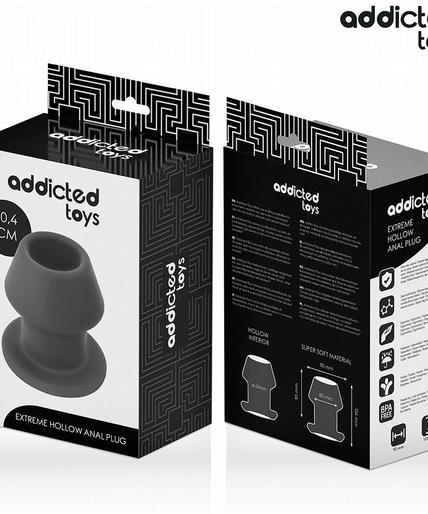 Addicted Toys – Extreme Hollow Anal Plug Silicone Size L 10.4 Cm Addicted Toys – Extreme Hollow Anal Plug Silicone Size L 10.4 Cm