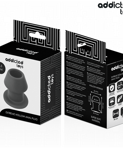 Addicted Toys – Extreme Hollow Anal Plug Silicone Size S 7.5 Cm Addicted Toys – Extreme Hollow Anal Plug Silicone Size S 7.5 Cm