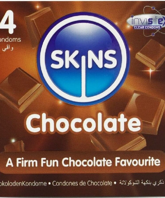 Skins – Schokolade Core Kondome Packung 4