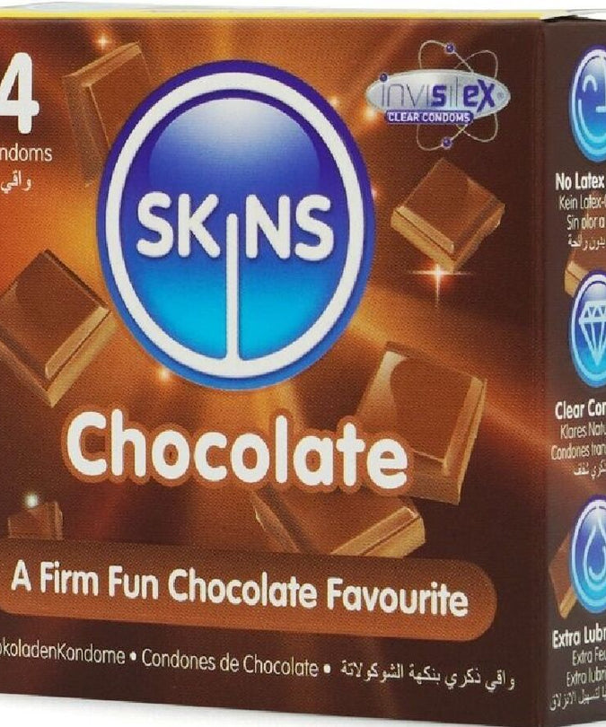 Skins – Schokolade Core Kondome Packung 4