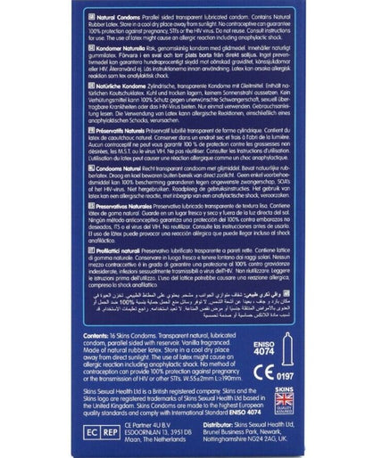 Skins – Natural Core Condoms Pack 16 Skins – Natural Core Condoms Pack 16
