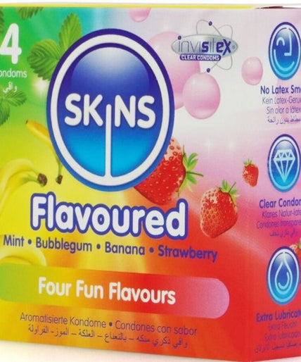 Skins – Multi Flavors Core Condoms Pack 4 Skins – Multi Flavors Core Condoms Pack 4