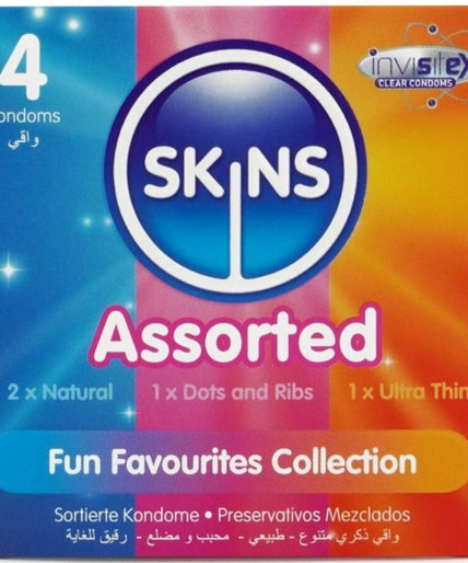 Skins – Assorted Core Condoms Pack 4 Skins – Assorted Core Condoms Pack 4