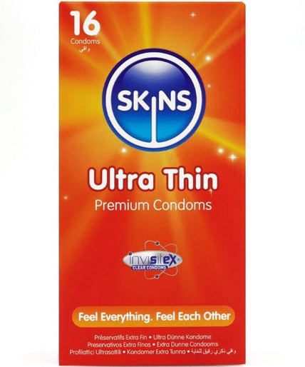 Skins – Ultra Dunne Basic Condooms Pak 16 Skins – Ultra Dunne Basic Condooms Pak 16