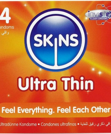 Skins – Ultra Thin Core Condoms Pack 4 Skins – Ultra Thin Core Condoms Pack 4