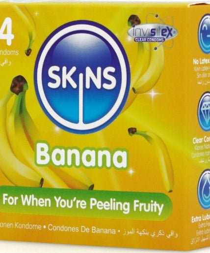 Skins – Banana Core Condoms Pack 4 Skins – Banana Core Condoms Pack 4