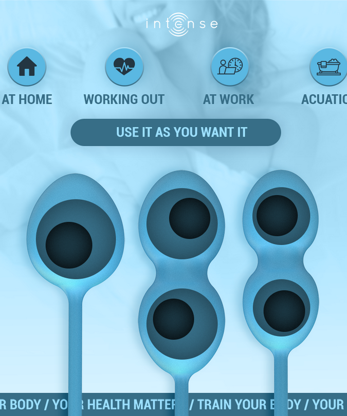 Intense – Charli Kegel Ball Set Ozeanblau