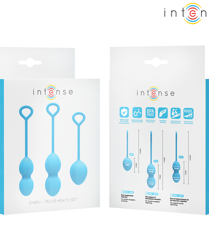 Intense – Charli Kegel Ball Set Ozeanblau