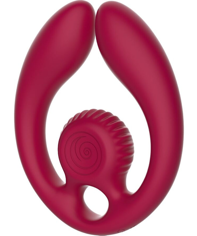 Snail Vibe – Gizi Duo Paarstimulator Fernbedienung Burgunder