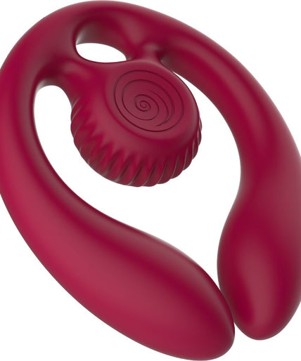 Snail Vibe – Gizi Duo Paarstimulator Fernbedienung Burgunder Snail Vibe – Gizi Duo Paarstimulator Fernbedienung Burgunder
