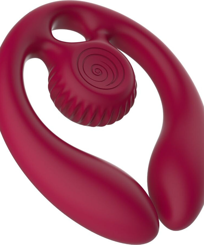 Snail Vibe – Gizi Duo Paarstimulator Fernbedienung Burgunder