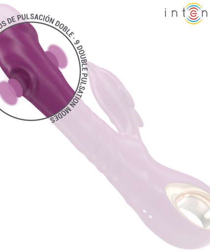 Intense – Halle Multifunktionsvibrator mit delfinförmiger Zunge, lila Intense – Halle Multifunktionsvibrator mit delfinförmiger Zunge, lila