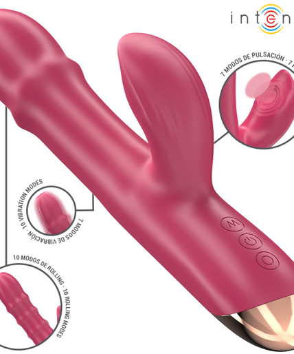 Intense – Chloe Multifunktionsvibrator 3 in 1 Rot Intense – Chloe Multifunktionsvibrator 3 in 1 Rot
