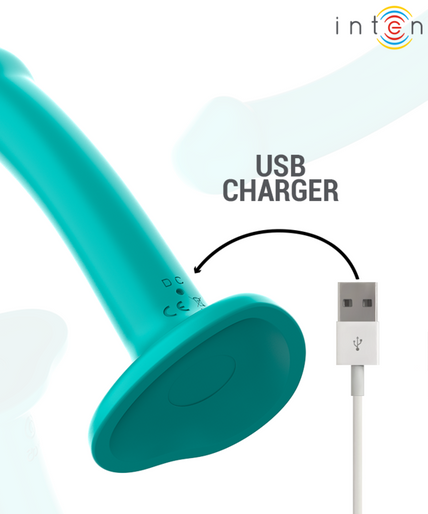 Intense – Katie Vibrator mit Saugnapf, 10 Vibrationsstufen, blau, Fernbedienung Intense – Katie Vibrator mit Saugnapf, 10 Vibrationsstufen, blau, Fernbedienung