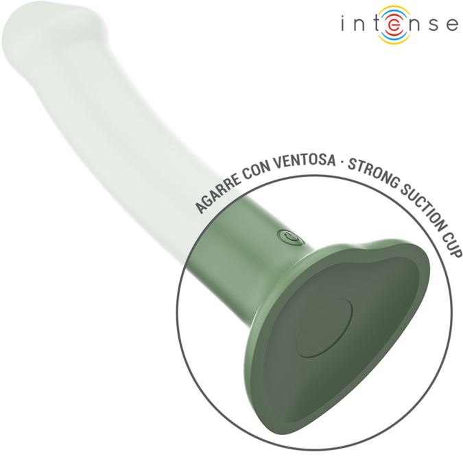 Intense – Becca Vibrator mit Saugnapf 10 Vibrationen Grün Fernbedienung