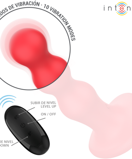 Intense – Cody Vibrator mit Saugnapf Rot Fernbedienung Intense – Cody Vibrator mit Saugnapf Rot Fernbedienung