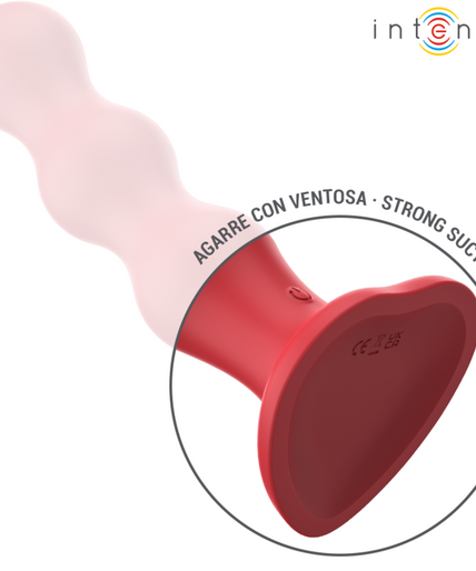Intense – Cody Vibrator mit Saugnapf Rot Fernbedienung Intense – Cody Vibrator mit Saugnapf Rot Fernbedienung