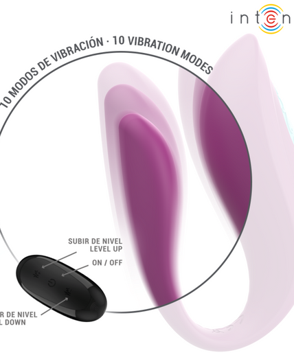 Intense – Annie U – geformter Vibrator und Stimulator, lila, mit Fernbedienung Intense – Annie U – geformter Vibrator und Stimulator, lila, mit Fernbedienung
