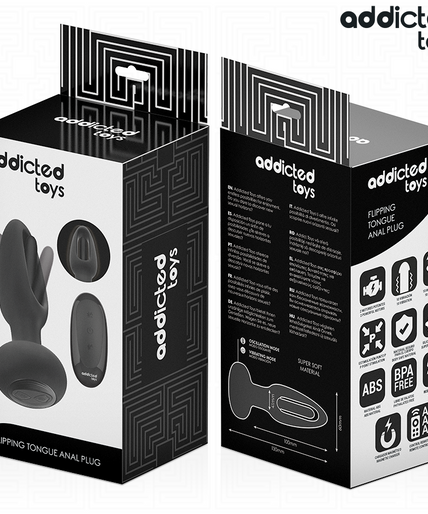 Addicted Toys – Anal Plug With Vibrating Tongue And Remote Control Addicted Toys – Anal Plug With Vibrating Tongue And Remote Control