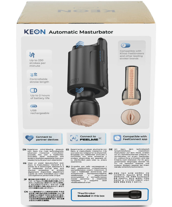 Kiiroo – Keon Wifi Combo Automatic Masturbator + Feel Stroker
