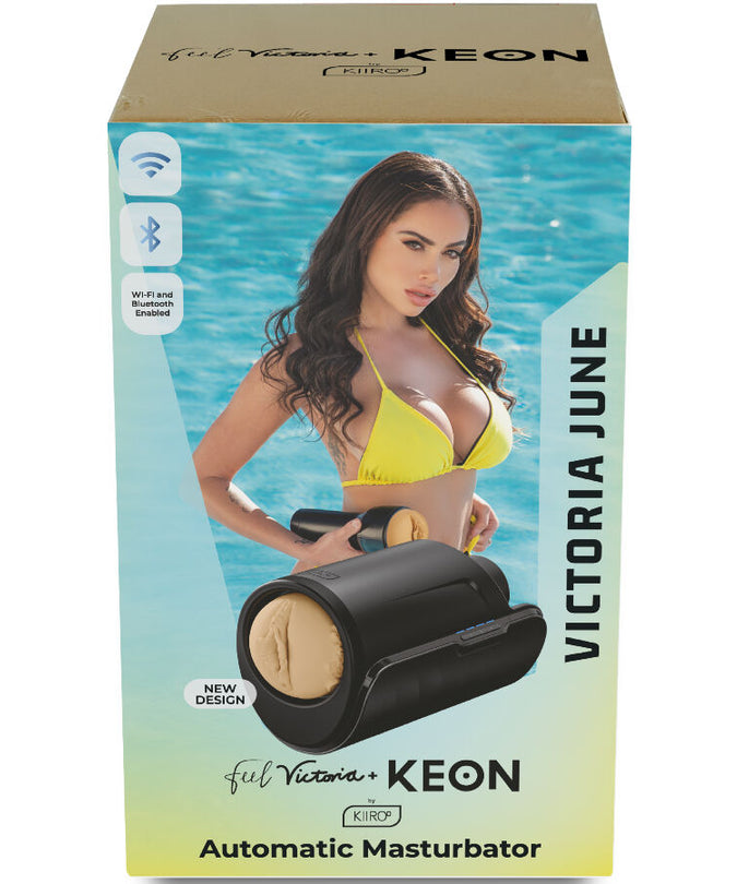 Kiiroo – Keon Wifi Combo Victoria June Automatischer Masturbator + Feel Stroker