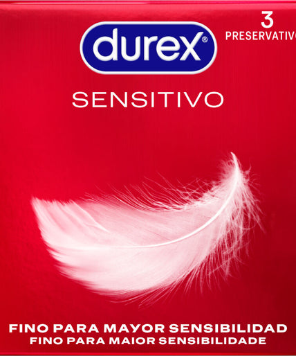 Durex – Sensitive Condoms 3 Units Durex – Sensitive Condoms 3 Units