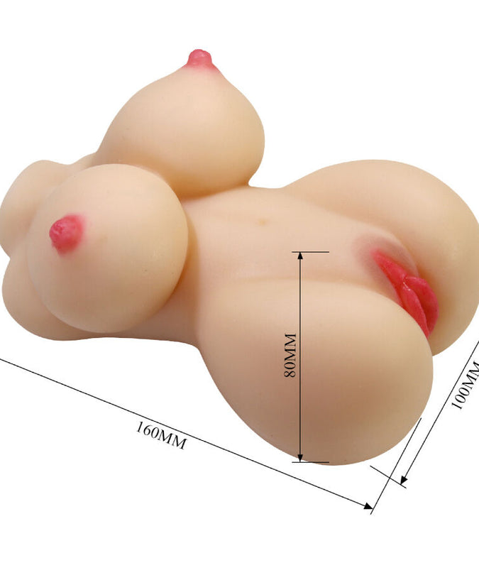 Crazy Bull – Herta Mini Torso Realistische Vrouwelijke Vagina 497 G