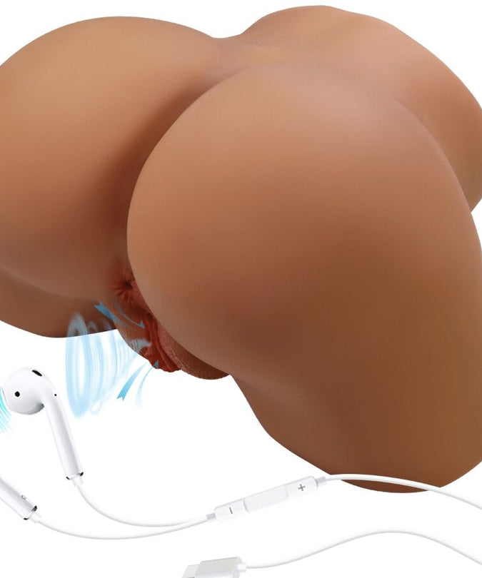 Crazy Bull – Geriann Realistische Vrouwelijke Billen Vibrator en Zuiger met Geluid 5,5 Kg