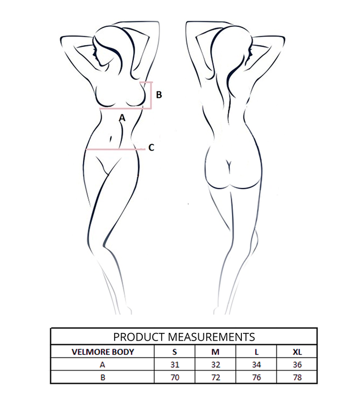 Passie – Velmore Body Zwart L/xl