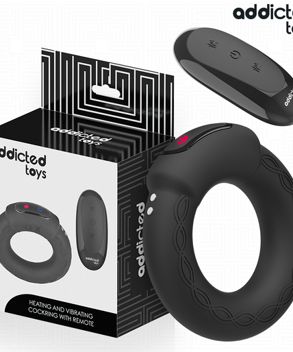 Addicted Toys – Vibrations-Penisring mit Heizfunktion und Fernbedienung Addicted Toys – Vibrations-Penisring mit Heizfunktion und Fernbedienung