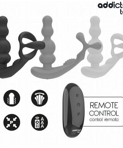 Pleasurements – Addicted Toys – Rotierender Prostatamassagegerät mit Fernbedienung Pleasurements – Addicted Toys – Rotierender Prostatamassagegerät mit Fernbedienung