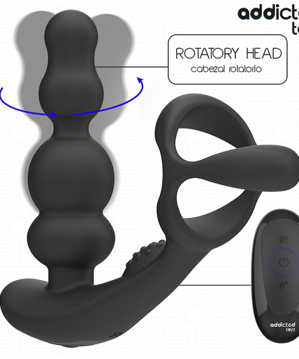 Pleasurements – Addicted Toys – Rotierender Prostatamassagegerät mit Fernbedienung Pleasurements – Addicted Toys – Rotierender Prostatamassagegerät mit Fernbedienung
