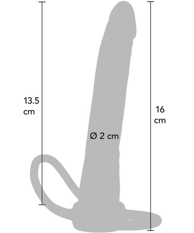 Get Real – Double Trouble Silicone Anal Penetrator 16 Cm