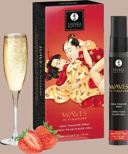 Shunga – Waves Pleasure Spray Oral Verführerische Erdbeere 20 ml Shunga – Waves Pleasure Spray Oral Verführerische Erdbeere 20 ml