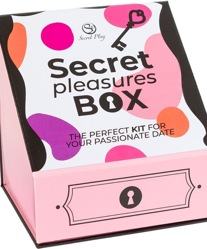 Secret Play – Pleasures Box For Couples: Dice + Vibrating Bullet + Feather Pen