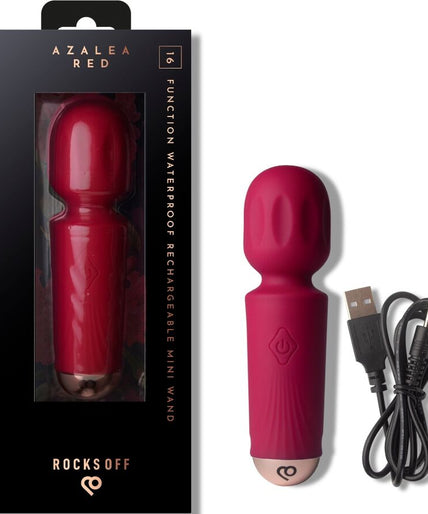 Rocks – Off – Mini Wiederaufladbarer Vibrator mit 16 Funktionen, Azalea Red Rocks – Off – Mini Wiederaufladbarer Vibrator mit 16 Funktionen, Azalea Red