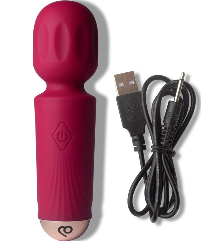 Rocks – Off – Mini Wiederaufladbarer Vibrator mit 16 Funktionen, Azalea Red