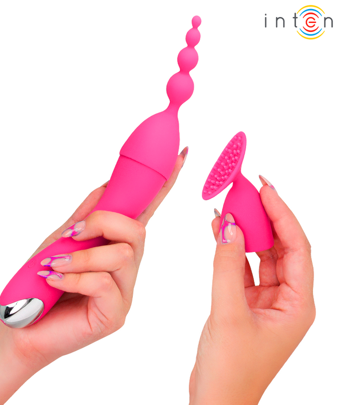 Intense – Cher Vibrator With 20 Patterns And Interchangeable Heads