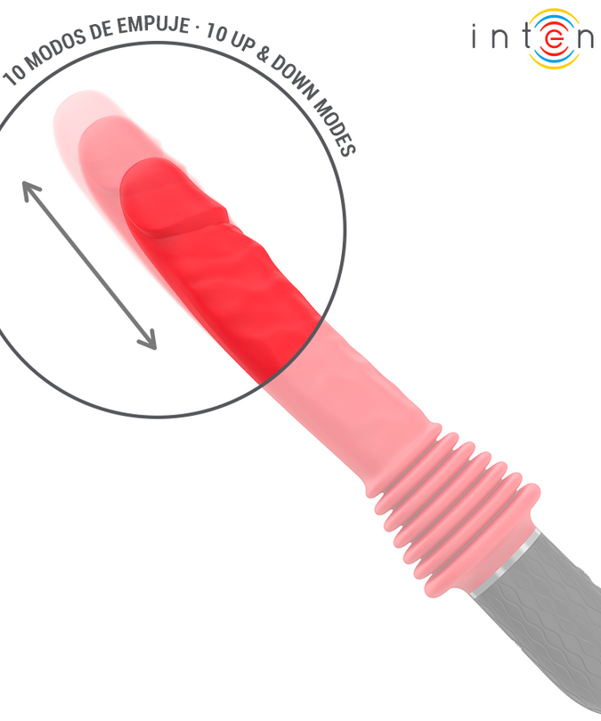 Intense – Cynthia Fernbedienung Stossender Vibrator Mit Wärmefunktion