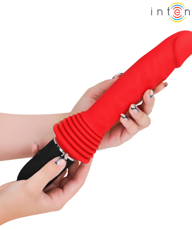 Intense – Cynthia Fernbedienung Stossender Vibrator Mit Wärmefunktion