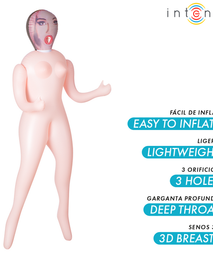 Intense Dolls – Monique Inflatable Doll With Three Orifices Intense Dolls – Monique Inflatable Doll With Three Orifices