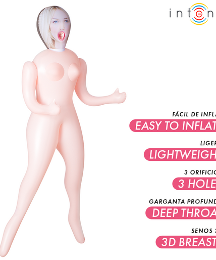Intense Dolls – Ingrid Inflatable Doll With Three Orifices Intense Dolls – Ingrid Inflatable Doll With Three Orifices