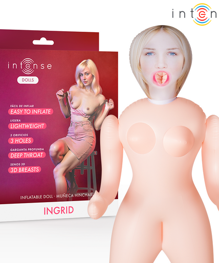 Intense Dolls – Ingrid Inflatable Doll With Three Orifices Intense Dolls – Ingrid Inflatable Doll With Three Orifices
