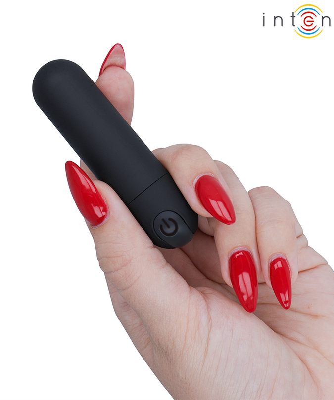 Intense – Karen Mini Wiederaufladbarer Vibrationsbullet Schwarz