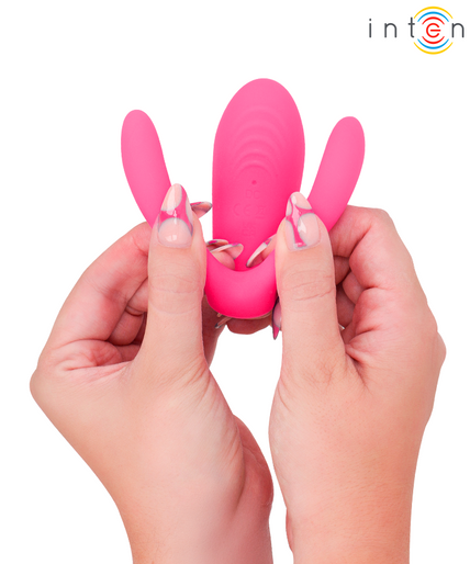 Intense – Julia Doppelvibrator mit Klemmenstimulator und Fernbedienung Intense – Julia Doppelvibrator mit Klemmenstimulator und Fernbedienung