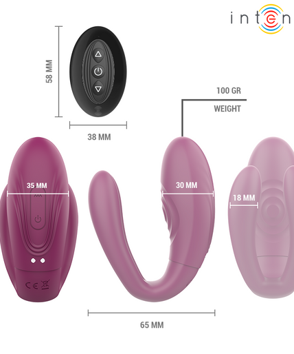 Intensiv – Sandra Klopfen- und Vibrationsklemmenstimulator mit Fernbedienung Intensiv – Sandra Klopfen- und Vibrationsklemmenstimulator mit Fernbedienung