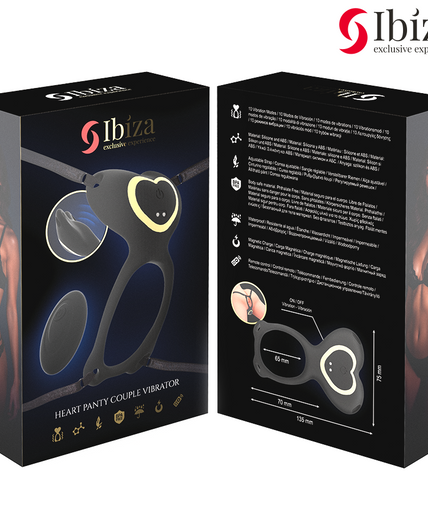 Ibiza – Heart Panty Paarvibrator mit Fernbedienung Ibiza – Heart Panty Paarvibrator mit Fernbedienung