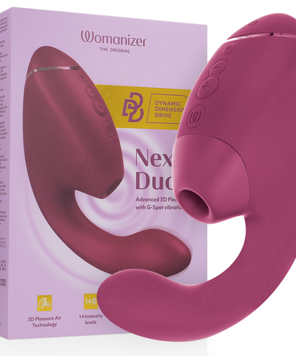 Womanizer – Duo Next Dual Klitoral- & G-Punkt-Stimulator Staubiges Pink Womanizer – Duo Next Dual Klitoral- & G-Punkt-Stimulator Staubiges Pink