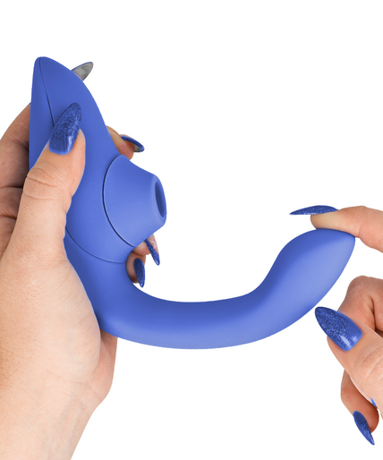Womanizer – Blend Rabbit Vibrator Stimulator Lebhaftes Blau Womanizer – Blend Rabbit Vibrator Stimulator Lebhaftes Blau
