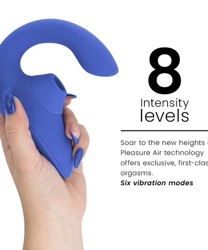 Womanizer – Blend Rabbit Vibrator Stimulator Lebhaftes Blau Womanizer – Blend Rabbit Vibrator Stimulator Lebhaftes Blau